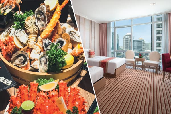 Seafood Buffet And Stay Package The Berkeley Hotel Pratunam 